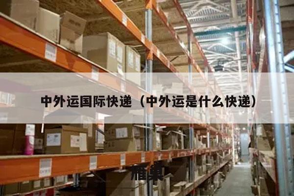 中外运国际快递（中外运是什么快递）