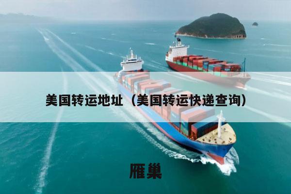 美国转运地址（美国转运快递查询）
