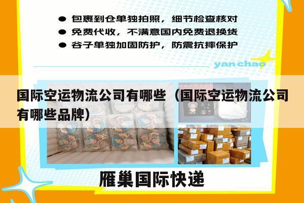 国际空运物流公司有哪些（国际空运物流公司有哪些品牌）