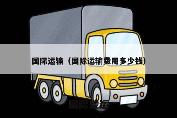 国际运输（国际运输费用多少钱）