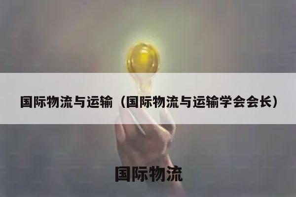 国际物流与运输（国际物流与运输学会会长）