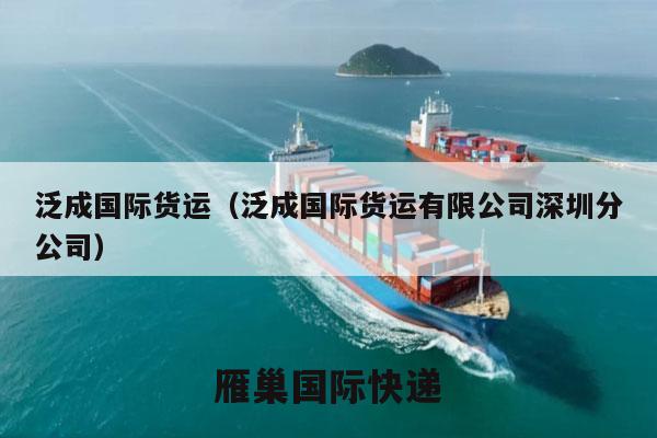 泛成国际货运（泛成国际货运有限公司深圳分公司）
