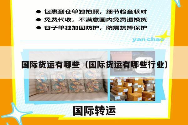 国际货运有哪些（国际货运有哪些行业）