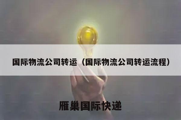 国际物流公司转运（国际物流公司转运流程）