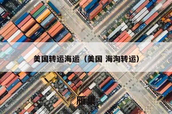 美国转运海运（美国 海淘转运）