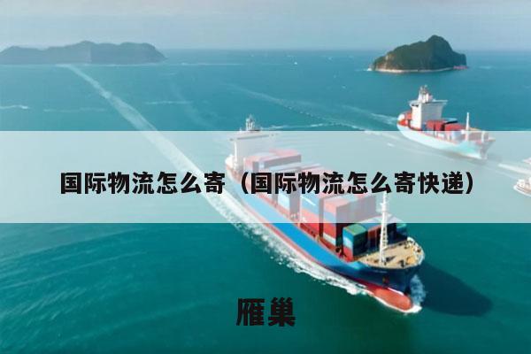 国际物流怎么寄（国际物流怎么寄快递）