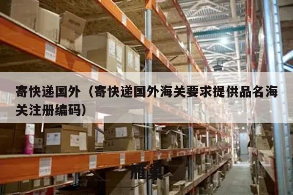 寄快递国外（寄快递国外海关要求提供品名海关注册编码）