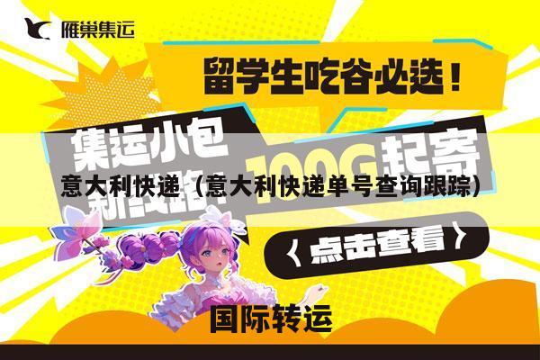 意大利快递（意大利快递单号查询跟踪）
