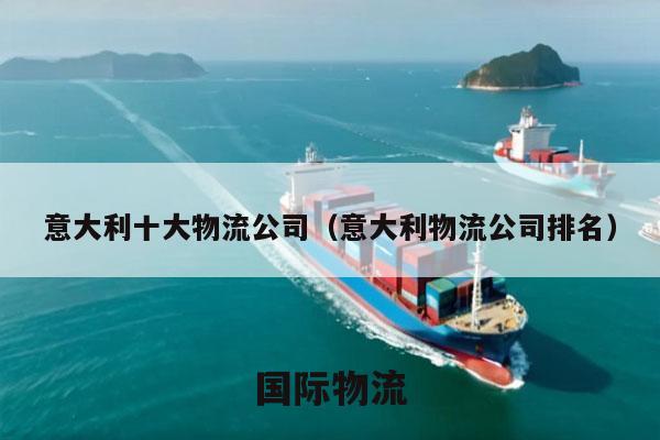 意大利十大物流公司（意大利物流公司排名）
