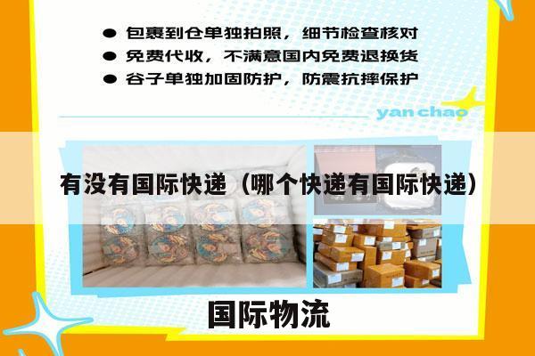 有没有国际快递（哪个快递有国际快递）