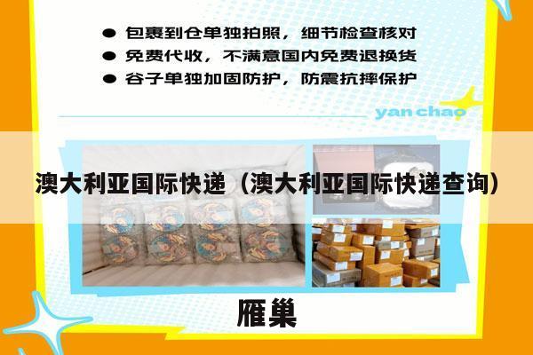 澳大利亚国际快递（澳大利亚国际快递查询）