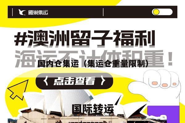 国内仓集运（集运仓重量限制）