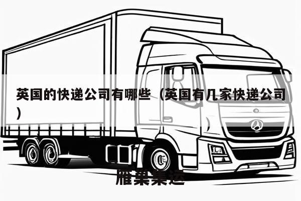 英国的快递公司有哪些（英国有几家快递公司）