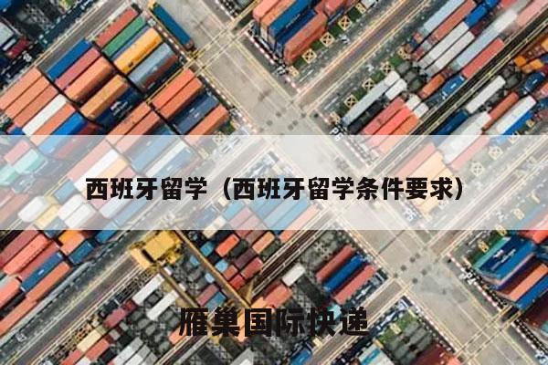 西班牙留学（西班牙留学条件要求）