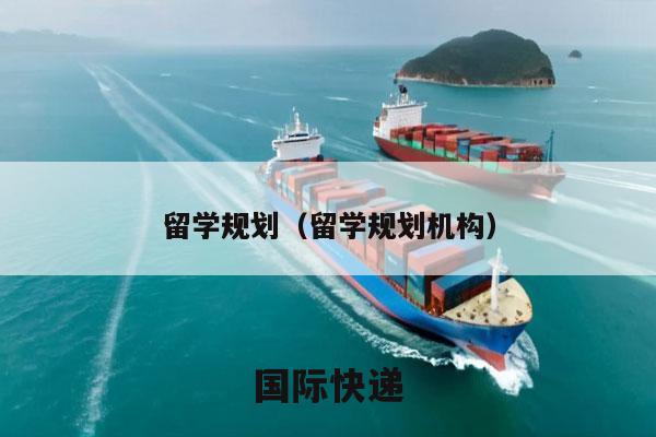 留学规划（留学规划机构）