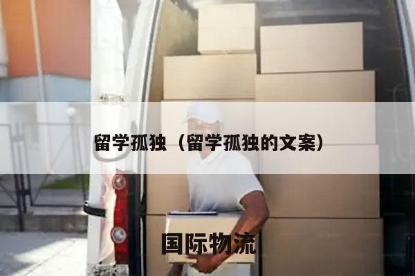 留学孤独（留学孤独的文案）